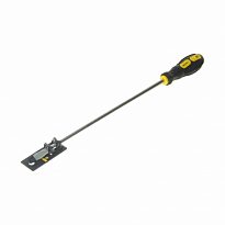 Отвертка шлицевая SL8х300мм Ø8мм магнитная с противоскользящей ручкой (с держателем ) ER-7DA-17H ЭВР